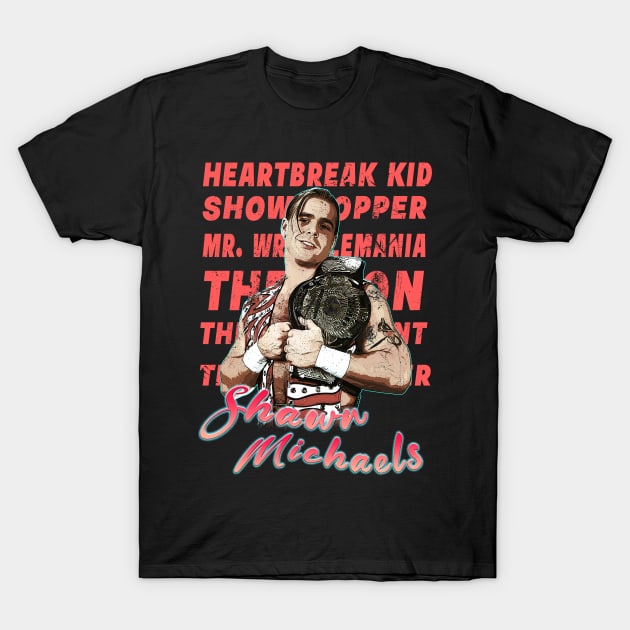 Monikers Shawn Michaels T-Shirt by RetroVania